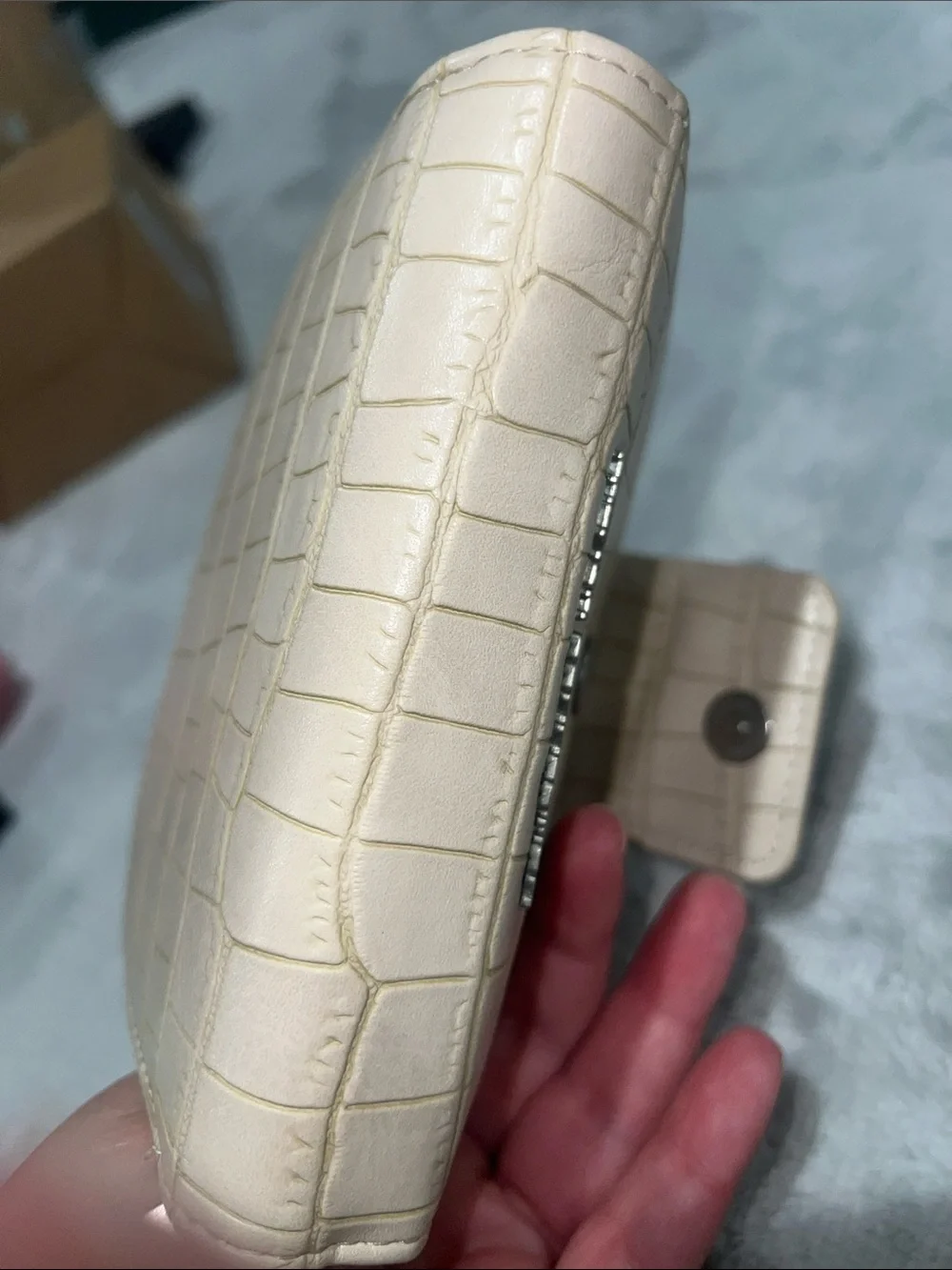 French Connection compact croc